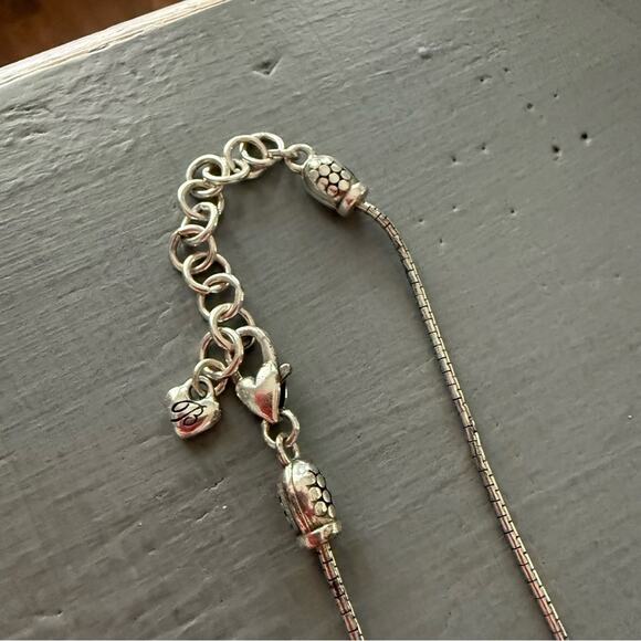 Brighton Silver Tone Heart Pendant Necklace - Picture 6 of 8